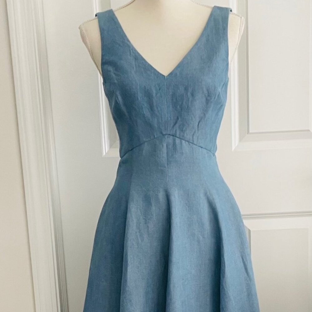 MICHAEL KORS COLLECTION BLUE, FULL SKIRT  SUNDRESS - Size 2-  UNUSED